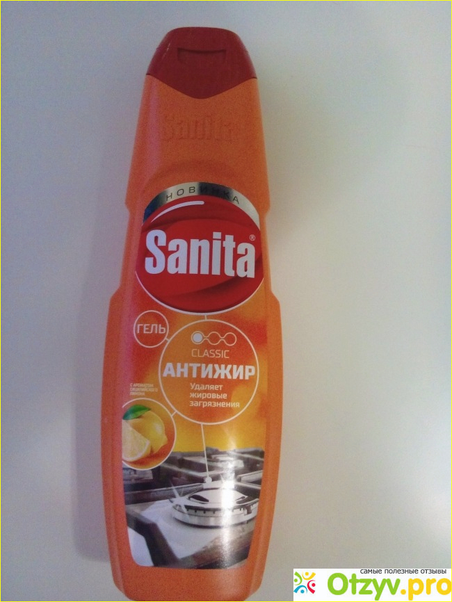 Отзыв о Sanita гель Антижир с ароматом сицилийского лимона