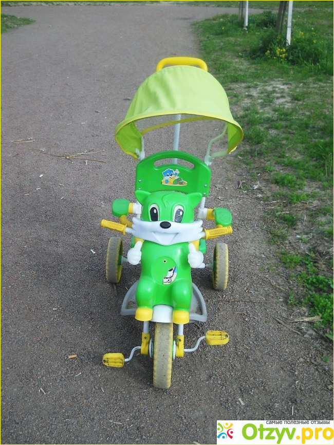 Детский трехколесный велосипед с ручкой Elit A14-2 фото3