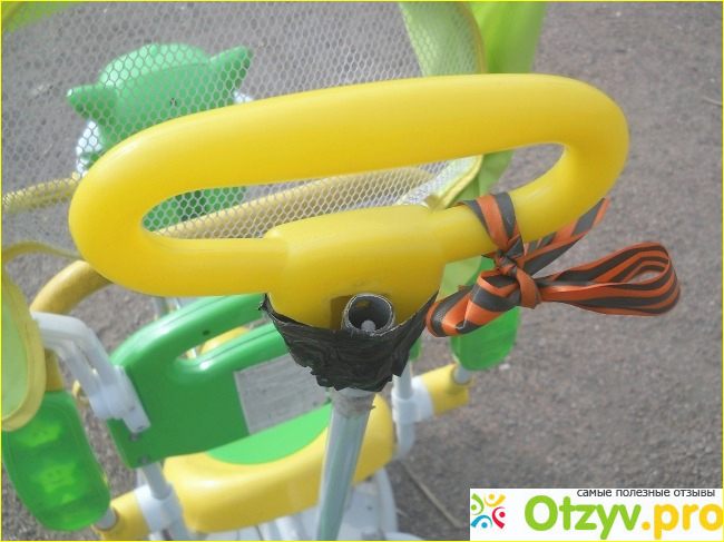 Детский трехколесный велосипед с ручкой Elit A14-2 фото5