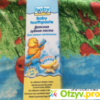Детская зубная паста baby toothpaste со вкусом банана отзывы