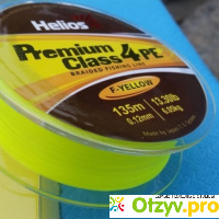 Шнур плетеный Helios PREMIUM CLASS 4 PE BRAID Fluorescent Yellow 0,12mm/135 (HS-4PFY-12/135 Y) отзывы