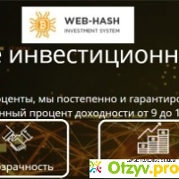 Сайт Web-Hash.com отзывы