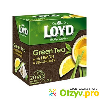 Зеленый чай Loyd с лимоном и лемонграсс отзывы