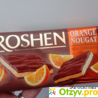 Молочный шоколад Roshen м апельсиновой нугой отзывы