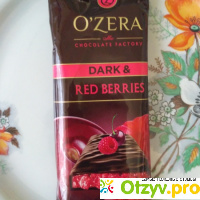 КДВ шоколад горький с начинкой из малины и вишни Dark & Red berries OZera 90 г отзывы