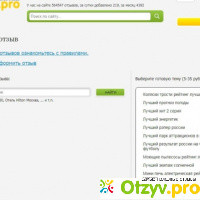 Моё и Ваше мнение о сайте Otzyvy.pro отзывы