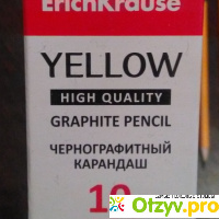 Чернографитный карандаш ErichKrause Yellow отзывы