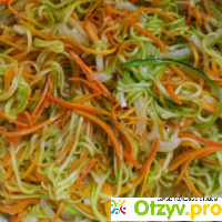 Салат витаминный с морковки, кабачка и сладкого перца отзывы