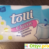 Влажная туалетная бумага Tolli Classic 30 шт отзывы