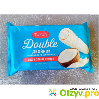 Вафельные трубочки KDV Twiggy Double с кокосом в белом шоколаде отзывы