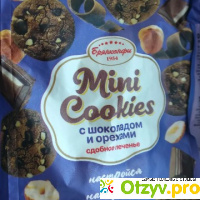 Печенье с шоколадом и орехами Mini cookies отзывы