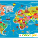 Детская карта мира -  - Фото 266673