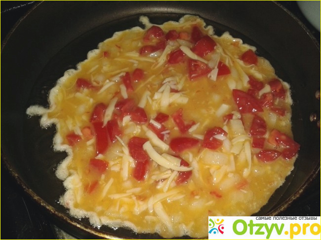 Яйца с овощами и сыром по-египетски фото3
