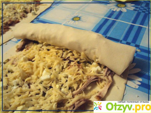Рулет мясной с грибами
