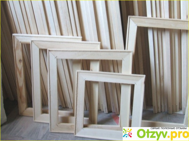 Виды подрамников и холста.