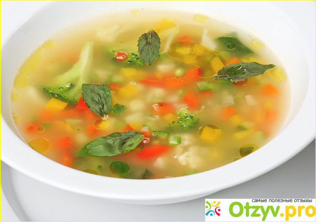 Ингредиенты для приготовления супа для диеты.