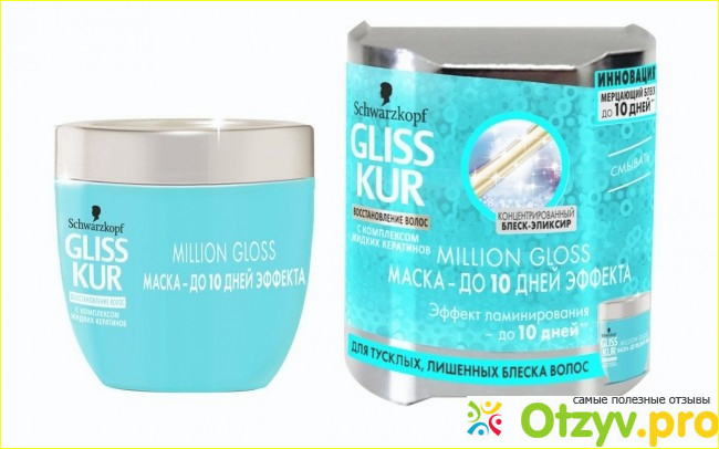 Маска для волос от Schwarzkopf Gliss Kur.