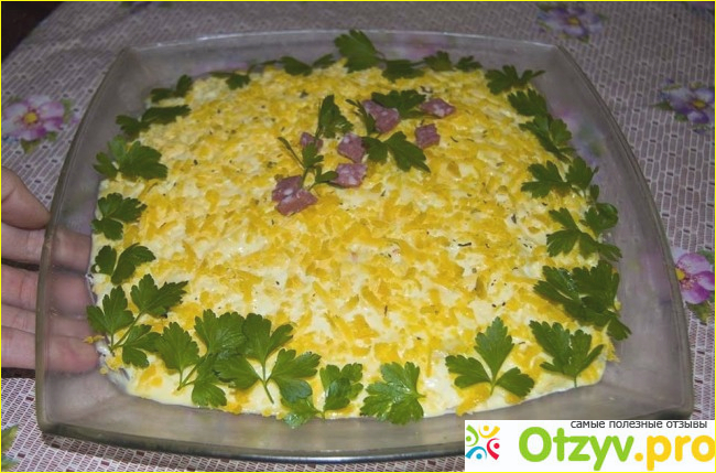 Отзыв о Салат «Вкусняшка» с курицей и маринованным луком