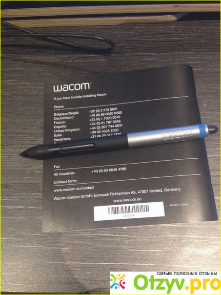 Графический планшет Wacom Intuos Pen&Touch small фото3