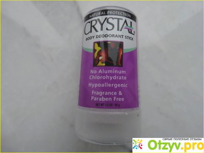 Отзыв о Crystal Body Deodorant