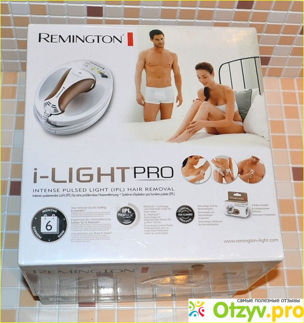 Отзыв о Фотоэпилятор Remington IPL6000 i-LIGHT Pro