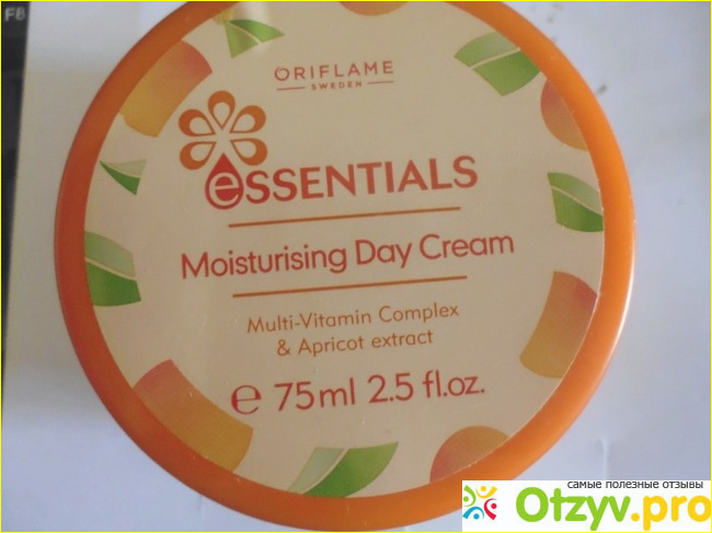 Отзыв о Крем для лица Oriflame Essentials Moisturising Day Cream Абрикос