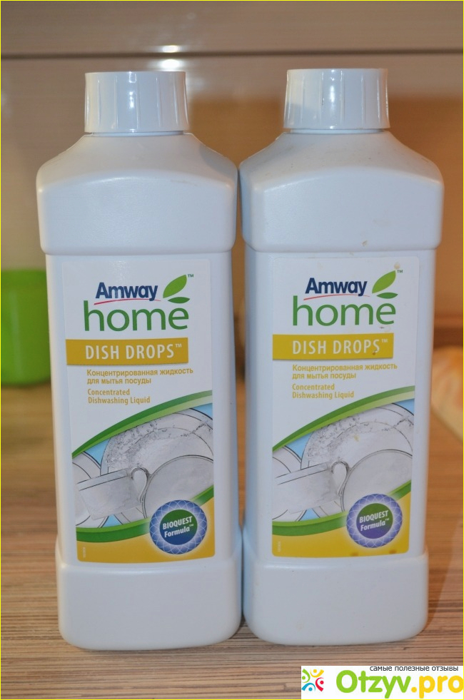 Отзыв о Концентрированная жидкость для мытья посуды Amway Home Dish Drops