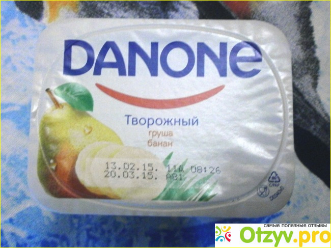 Отзыв о Danone творожный груша-банан