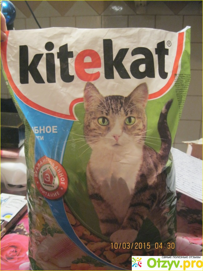 Отзыв о Сухой корм для кошек и котов Kitekat
