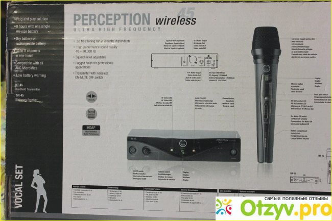 Микрофон AKG Perception Wireless 45 Vocal Set BD-A (530-560) фото1
