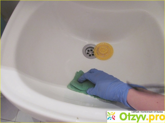 Кислородный гель для чистки ванны Санэлит фото7