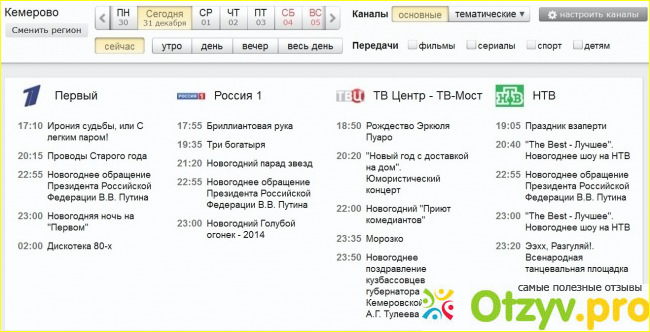 Отзыв о Яндекс телепрограмма