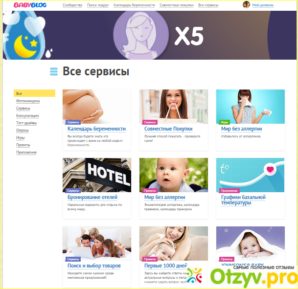 Babyblog отзывы