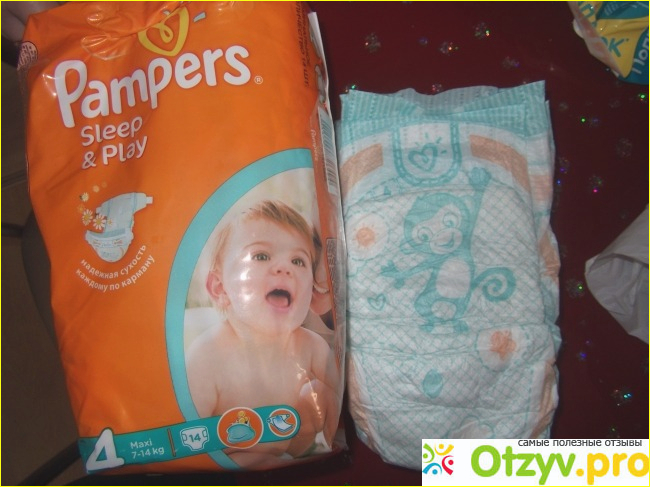 Детские подгузники Pampers Sleep & Play фото1
