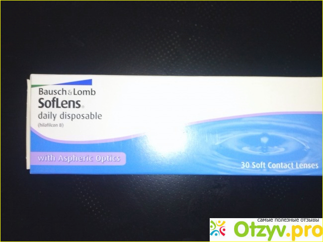 Отзыв о Контактные линзы Bausch & Lomb: Soflens Daily Disposable