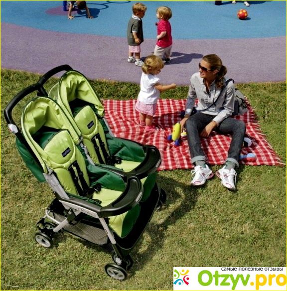 Aria Twin от Peg-Perego - Легкая прогулочная коляска для двойни. фото10