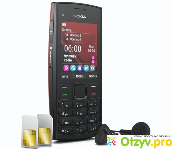 Отзыв о Мобильный телефон Nokia X2-02 - Хороший телефон на 2 симки