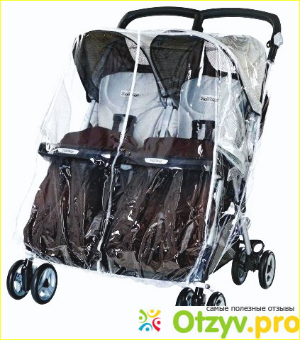 Aria Twin от Peg-Perego - Легкая прогулочная коляска для двойни. фото8