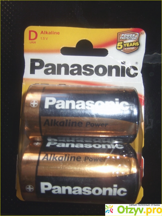 Отзыв о Алкалиновые батарейки Panasonic D