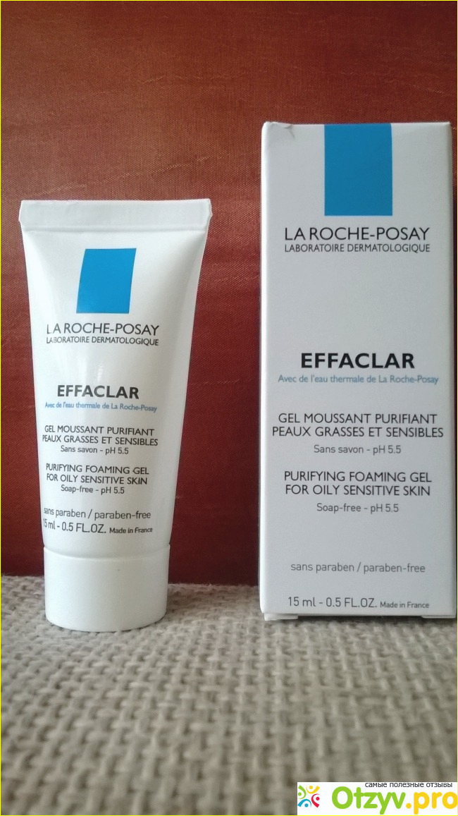 Отзыв о Очищающий пенящийся гель La Roche-Posay Effaclar для жирной чувствительной кожи