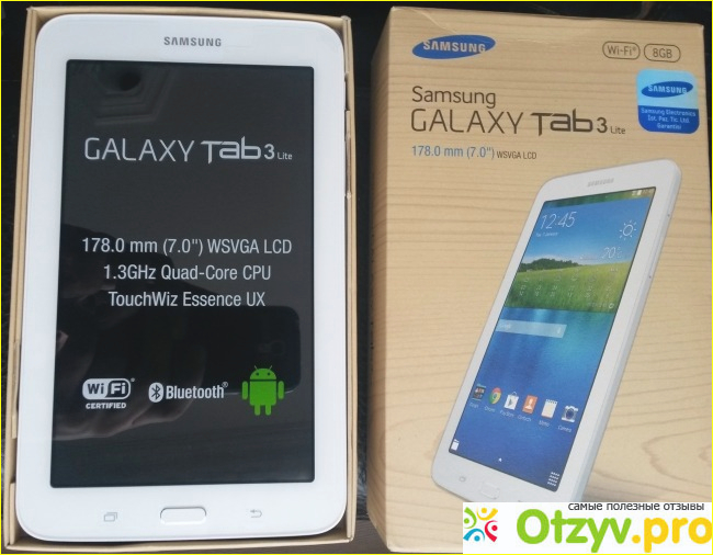 Отзыв о Samsung Galaxy Tab 3 Lite SM-T113, Cream White
