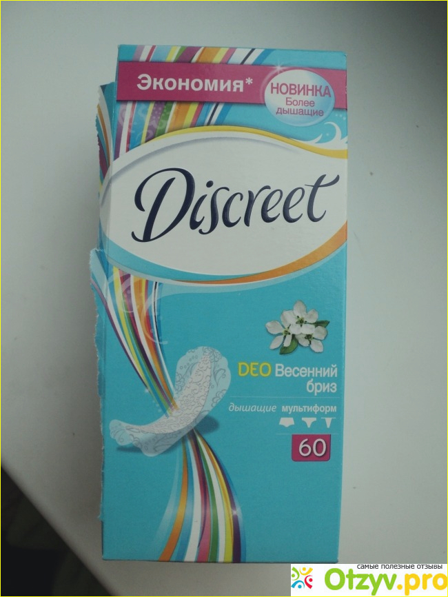 Отзыв о Женские гигиенические прокладки на каждый день Discreet DEO "Весенний бриз" Multiform