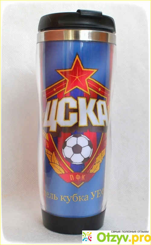 Отзыв о Термокружка AliExpress FC CSKA Moscow Fans Souvenir Travel Mug Russian Premier League Gift Coffee Cup