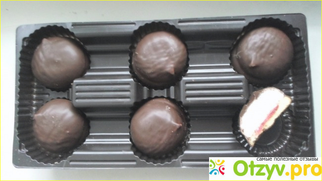 Desert Dolce Ame - Воздушный зефир в шоколадной глазури с печеньем и вишнёвым джемом. фото1