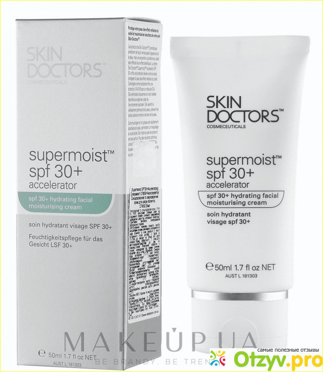 Отзыв о Защита от солнца Supermoist™ SPF 30+ Accelerator Skin Doctors