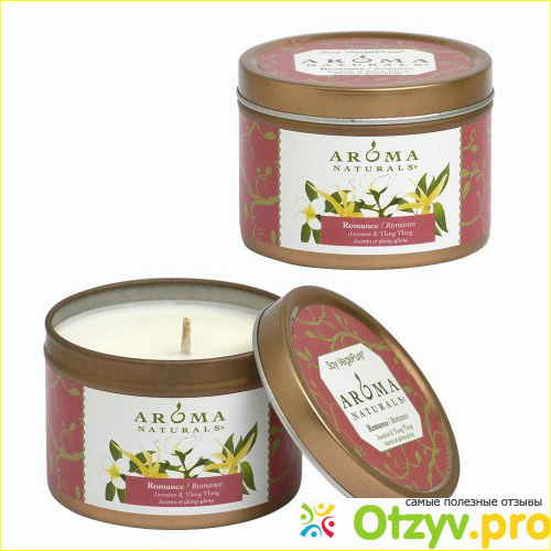 Отзыв о Ароматическая свеча Romance – Soy Vegepure – Small Tin Aroma Naturals