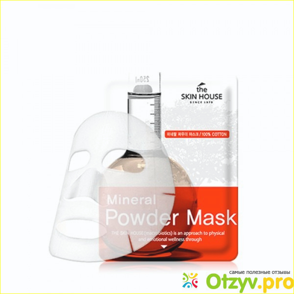 Отзыв о Тканевая маска Mineral Powder Mask The Skin House