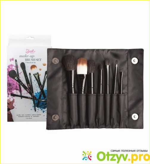 Отзыв о Кисти Make-Up Brush Set Sleek MakeUP