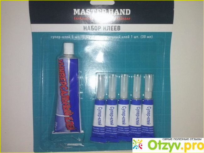 Отзыв о Набор клеев Маster Hand FIX PRICE