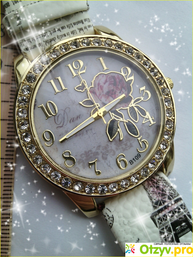 Часы Aliexpress New Fashion Chinese Style Peony Pattern Watch Gilt Digital Quartz Casual Leather Clock Women Dress фото10